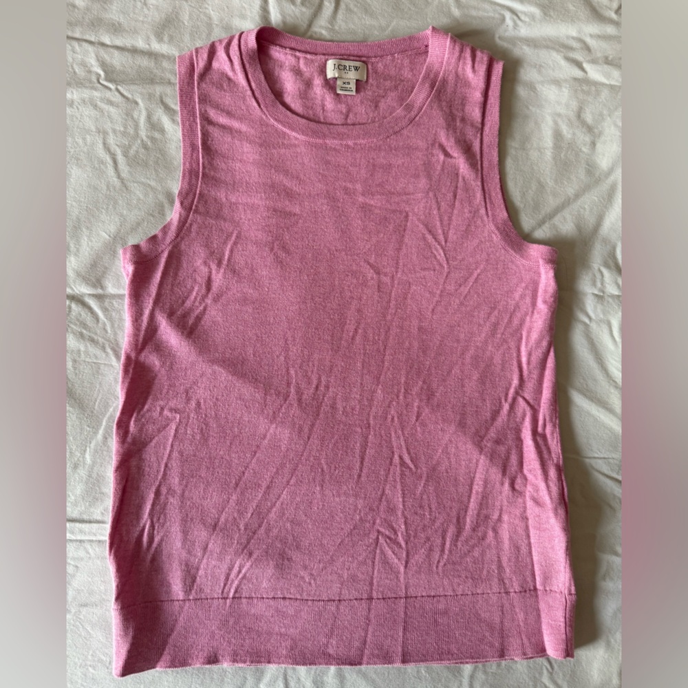 J. Crew 100% Cotton Light Pink Top